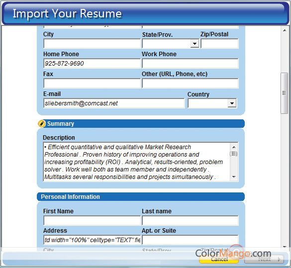 ResumeMaker Ultimate Screenshot ResumeMaker Ultimate Screenshot