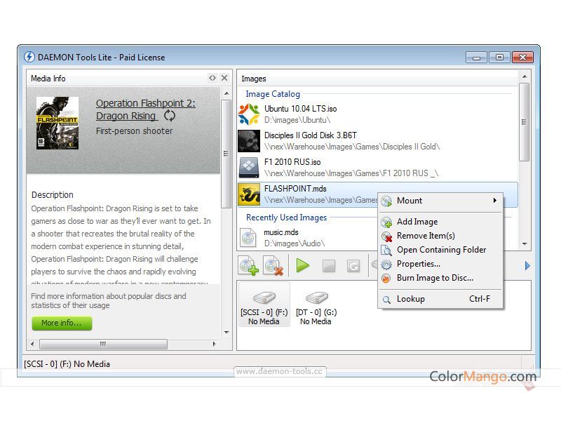 DAEMON Tools Lite Official Download Freeware