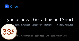 Kineo AI YouTube Shorts Discount Coupon