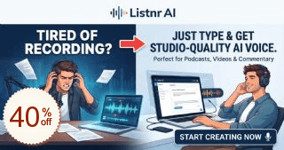 Listnr AI Discount Coupon