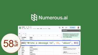Numerous.ai Discount Coupon