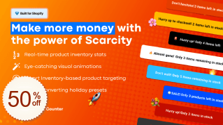 Scarcity Low Stock Counter Discount Coupon