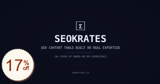SEOKRATES SEO Discount Coupon