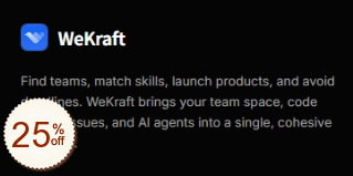Wekraft Discount Coupon