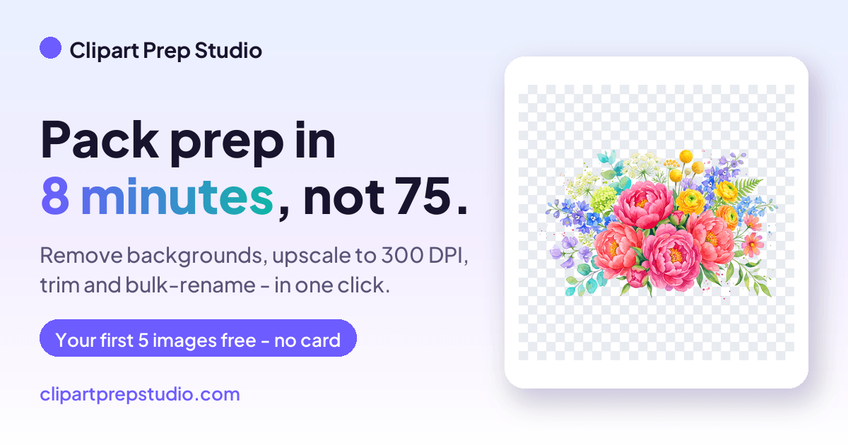 Clipart Prep Studio Shopping & Trial Screenshot