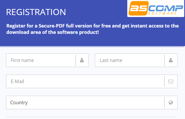 ASCOMP Secure-PDF giveaway