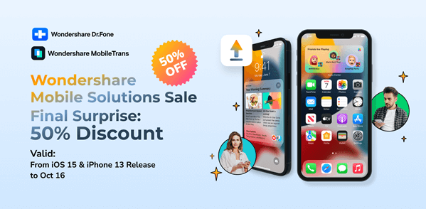 Wondershare Mobile Solution Sale - 50% off for Dr.Fone & MobileTrans