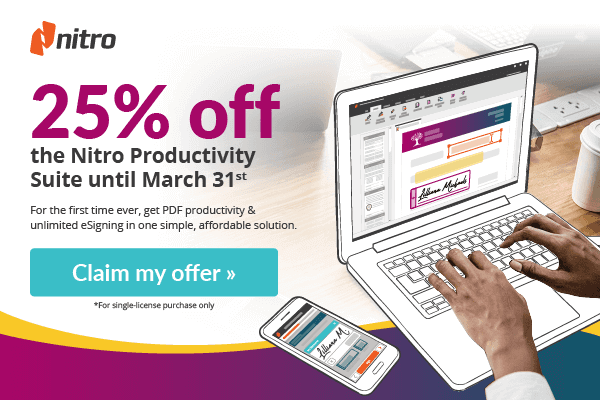Nitro Productivity Suite 25% Off