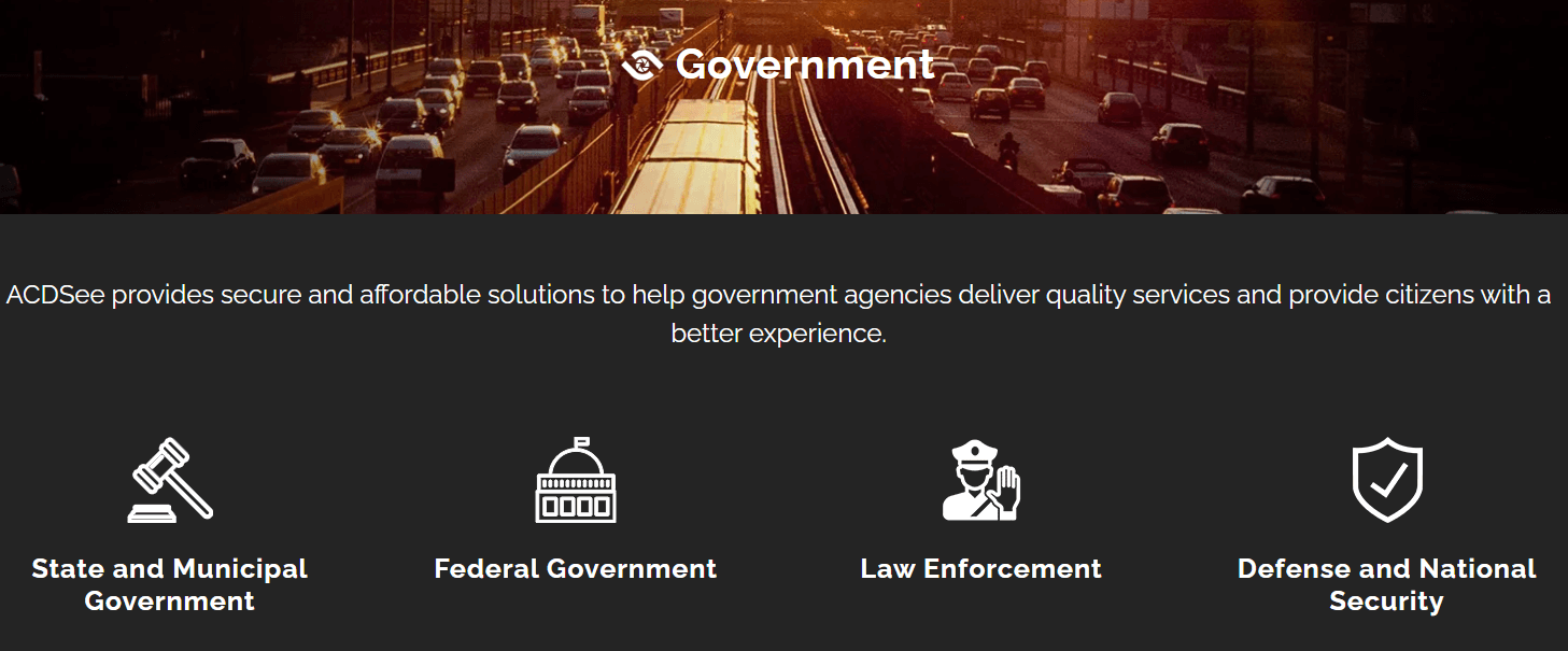 ACDSee Government Licensing