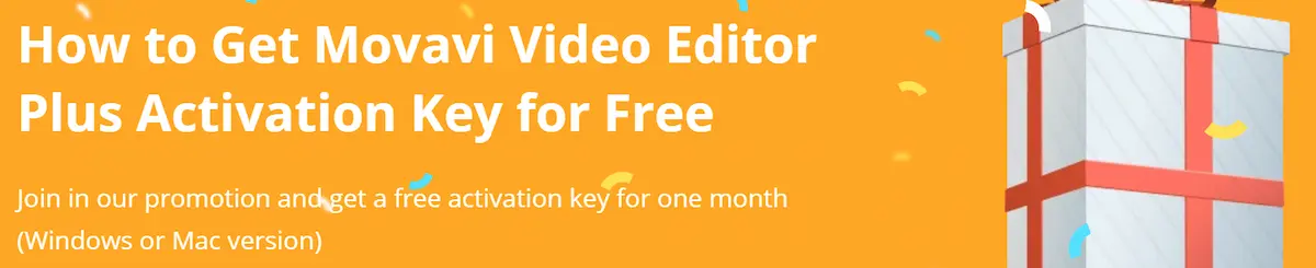 Movavi Video Editor Free for one Month