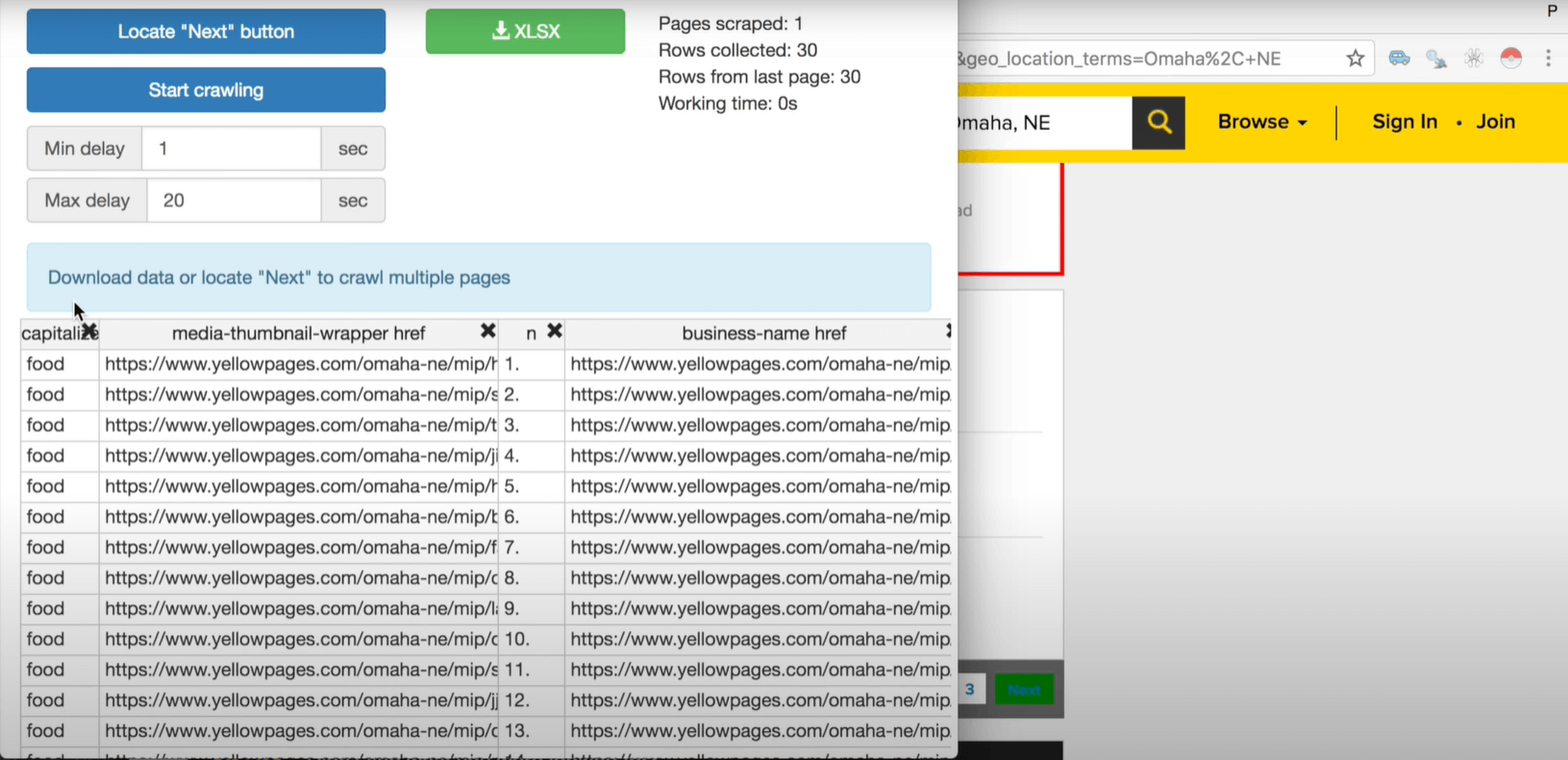 Instant Data Scraper