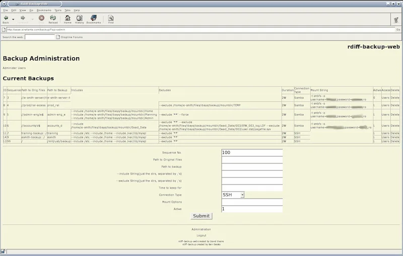 Rdiff-backup Free