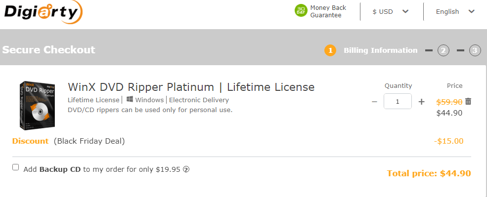 Activate WinX DVD Ripper Discount Coupon
