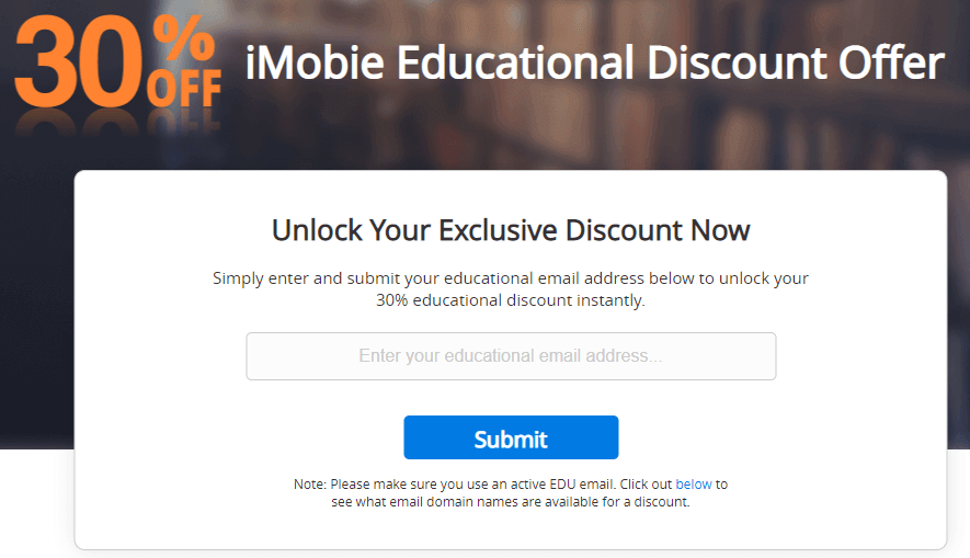 Activate AnyTrans Educational Discount
