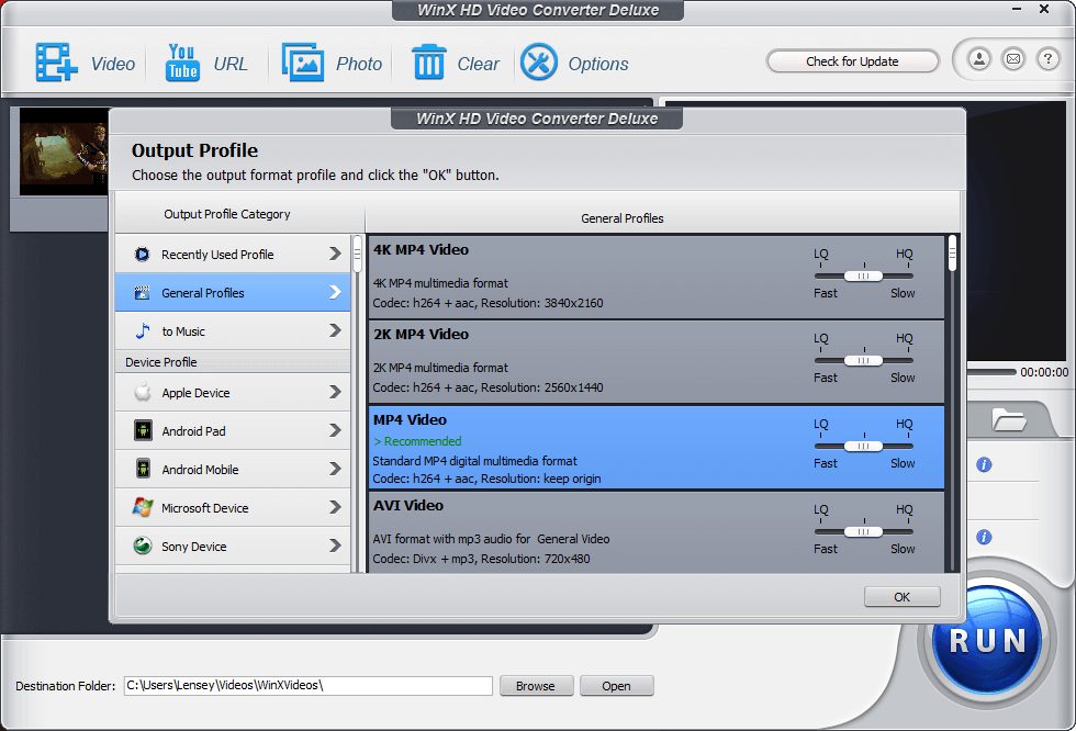 Convert Video to any video Formats