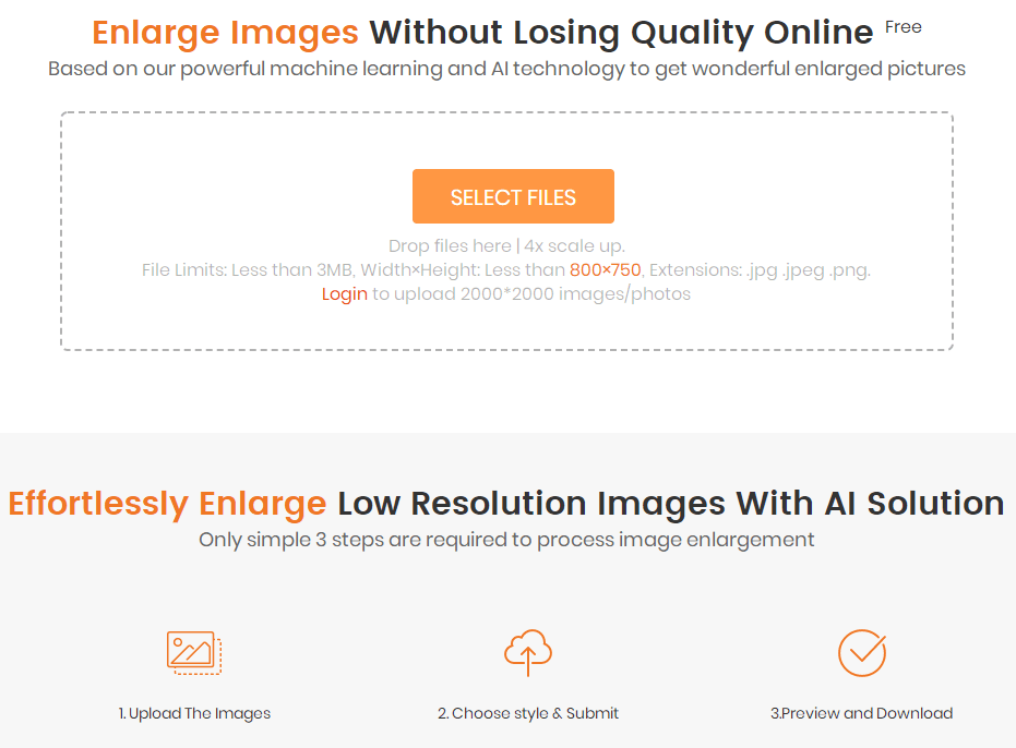 AI Image Enlarger