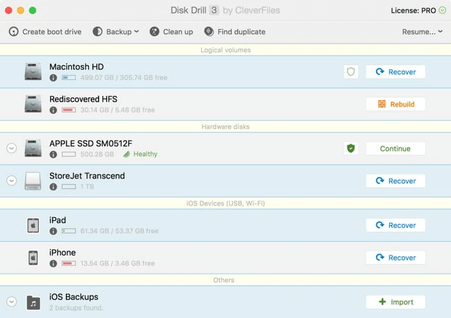 Disk Drill Pro