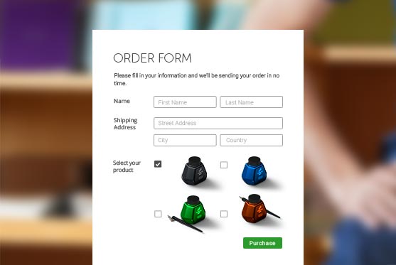 order Form Editor
