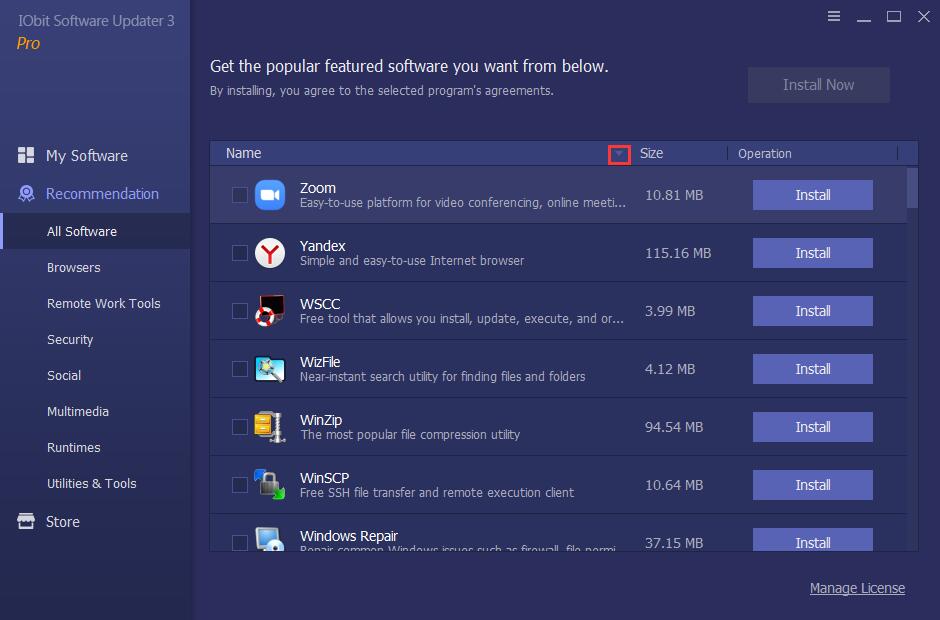IObit Software Updater
