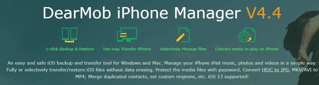 DearMob iPhone Manager giveaway