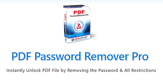 XenArmor PDF Password Remover Pro giveaway
