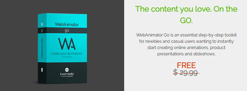 WebAnimator Go giveaway