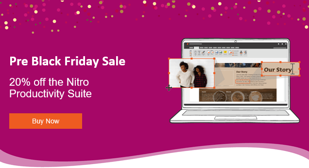 Nitro Productivity Suite Black Friday Sale