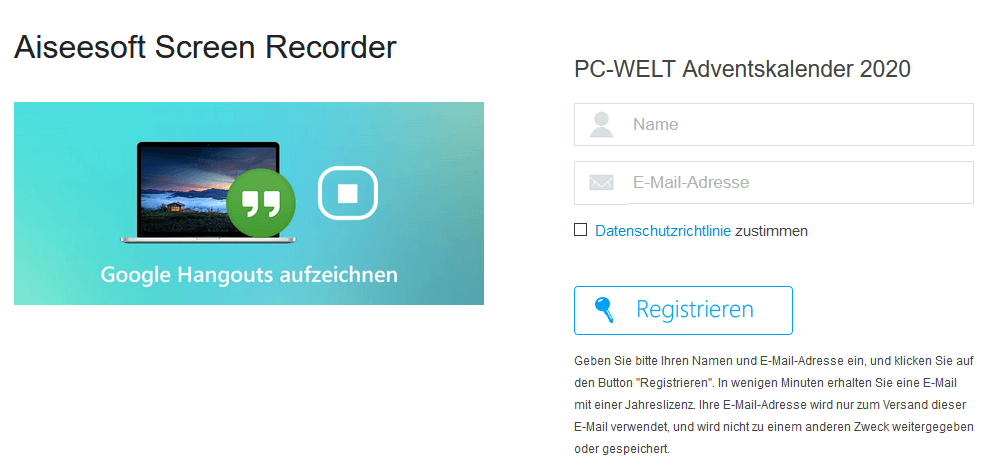 Aiseesoft Screen Recorder giveaway