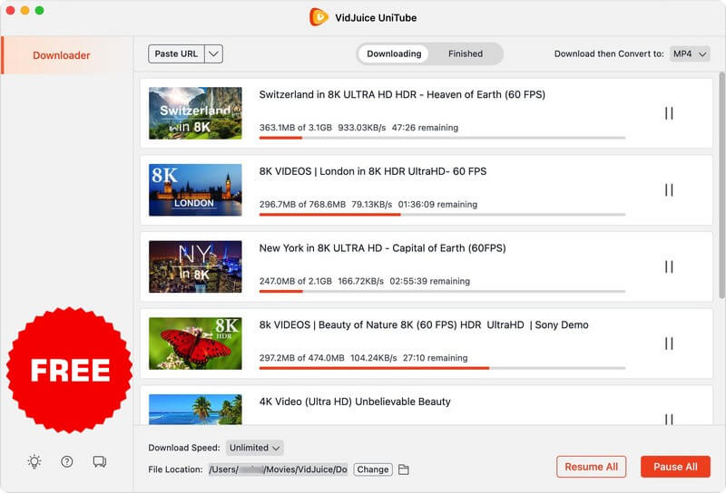 VidJuice UniTube Video Downloader giveaway
