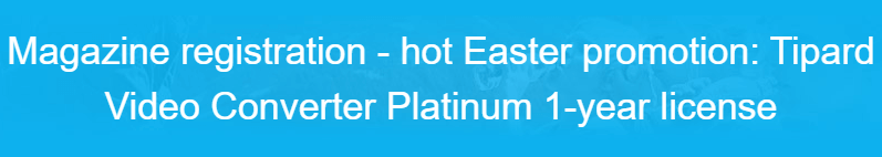 Tipard Video Converter Platinum giveaway