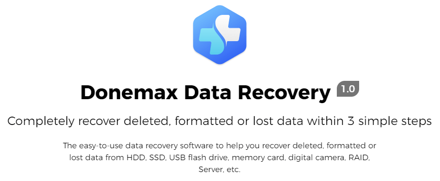 Donemax Data Recovery giveaway