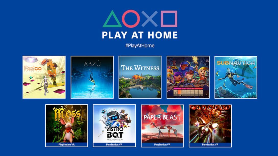SONY Play at Home 2021 giveaway