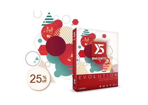 WebSite X5 Happy Summer Campaign – 25% OFF