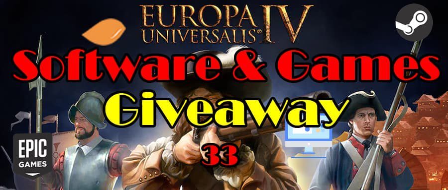 Giveaway! 100% FREE to Get Europa Universalis IV, STAR WARS™: Squadrons, Ghostrunner, Alien: Isolation, Video and PDF Tools.