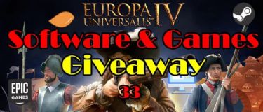 Giveaway! 100% FREE to Get Europa Universalis IV, STAR WARS™: Squadrons, Ghostrunner, Alien: Isolation, Video and PDF Tools.