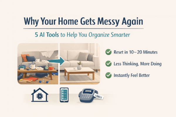 I Tested AI Declutter Tools — What Actually Works for Home Organization