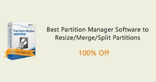 Giveaway! 100% FREE to get EaseUS Partition Master [Expired]