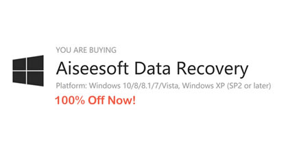 Giveaway! 100% FREE to Get Aiseesoft Data Recovery for Windows!