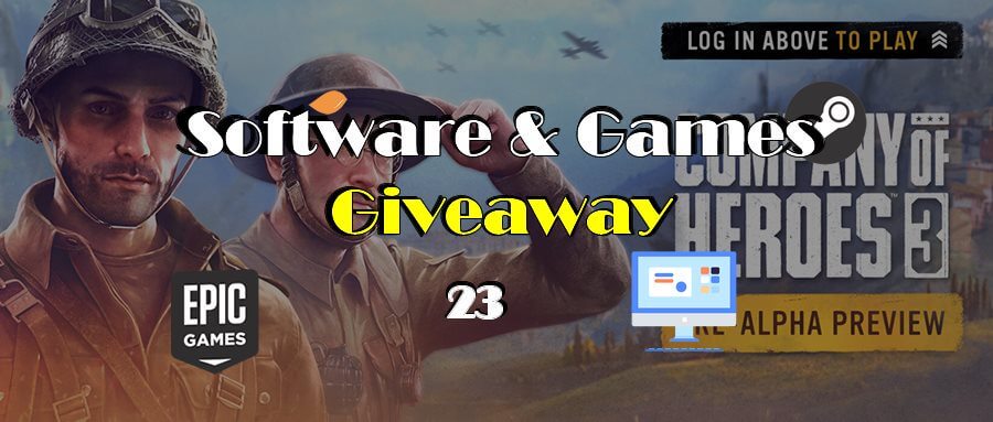 Giveaway! 100% FREE to Get Company of Heroes 3, Syberia I & II, TriSunSoft KeyMusic, AnyMP4 Video Converter, and so on!