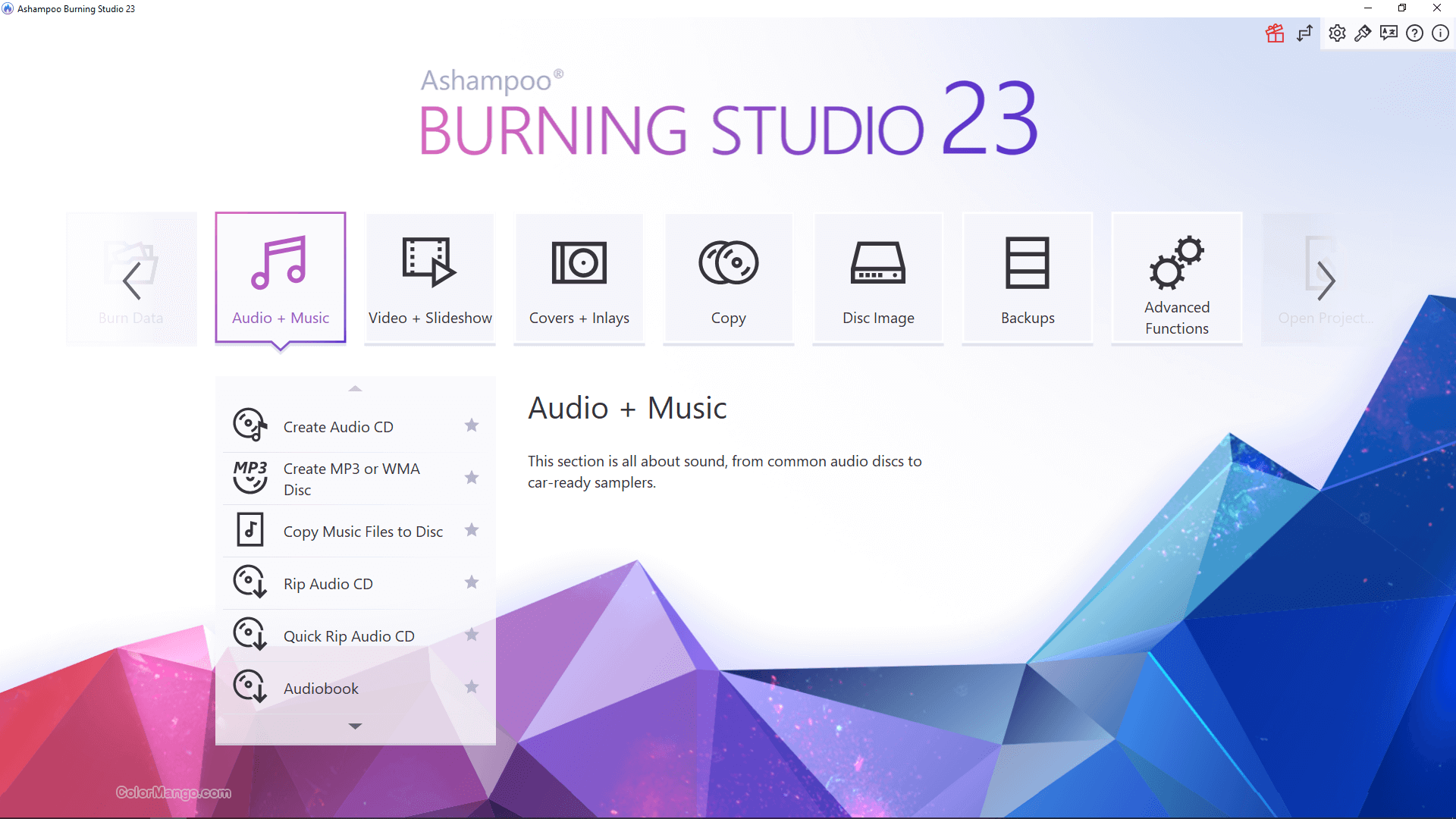 Ashampoo Burning Studio Screenshot