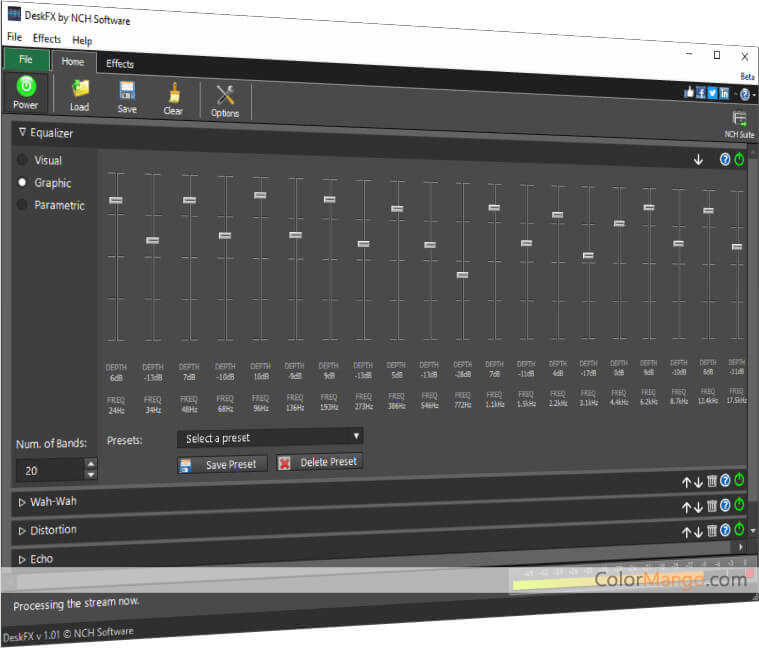 DeskFX Audio Enhancer Screenshot