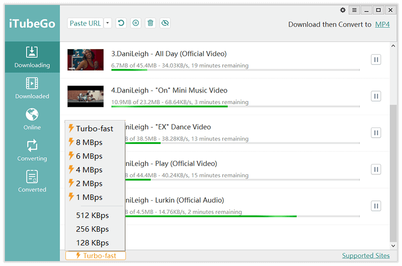itubego video downloader