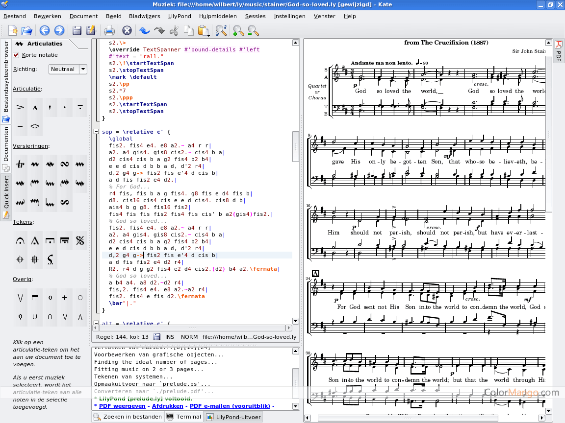 lilypond make chord names bold