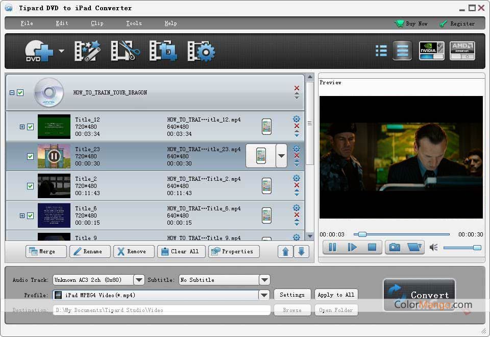 Convert dmg file to mp4