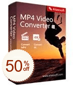 Aiseesoft MP4 Video Converter Discount Coupon Code