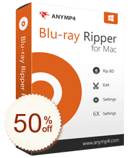 AnyMP4 Blu-ray Ripper für Mac Discount Coupon Code