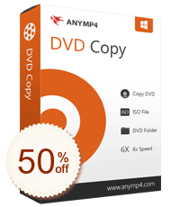 AnyMP4 DVD コピー割引クーポンコード