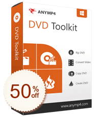 AnyMP4 DVDソフトパック割引クーポンコード