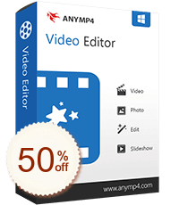 AnyMP4 Video Editor割引クーポンコード
