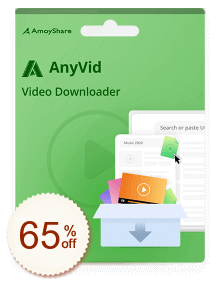 AnyVid Video Downloader Code coupon de réduction